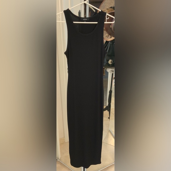 Palette black ribbed maxi dress, size small - Picture 4 of 4